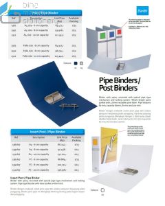 Gambar Map berkas arsip Bantex 1391-01 Pipe Binder A4 Capacity 8 cm Blue merek Bantex