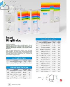 Foto Insert Ring Binder merk Bantex