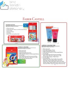 Jual Cat lukis akrilik Faber-Castell Acrylic Colour 75ml Briliant Red (187521) termurah harga grosir Jakarta