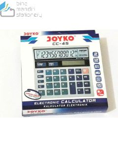 Contoh Joyko Calculator CC-45 Kalkulator Meja 12 Digit merek Joyko