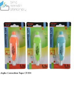 Contoh Joyko Correction Tape CT-551 Pita Koreksi Tipex Roll Penghapus Tulisan merek Joyko