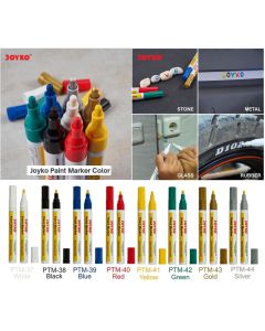 Toko Atk Grosir Bina Mandiri Stationery Jual Joyko Paint Marker PTM-37/PTM-38/PTM-39/PTM-40/PTM-41/PTM-42/PTM-43/PTM-44